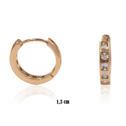Kolczyki Xuping pozłacane 18k - MF35963